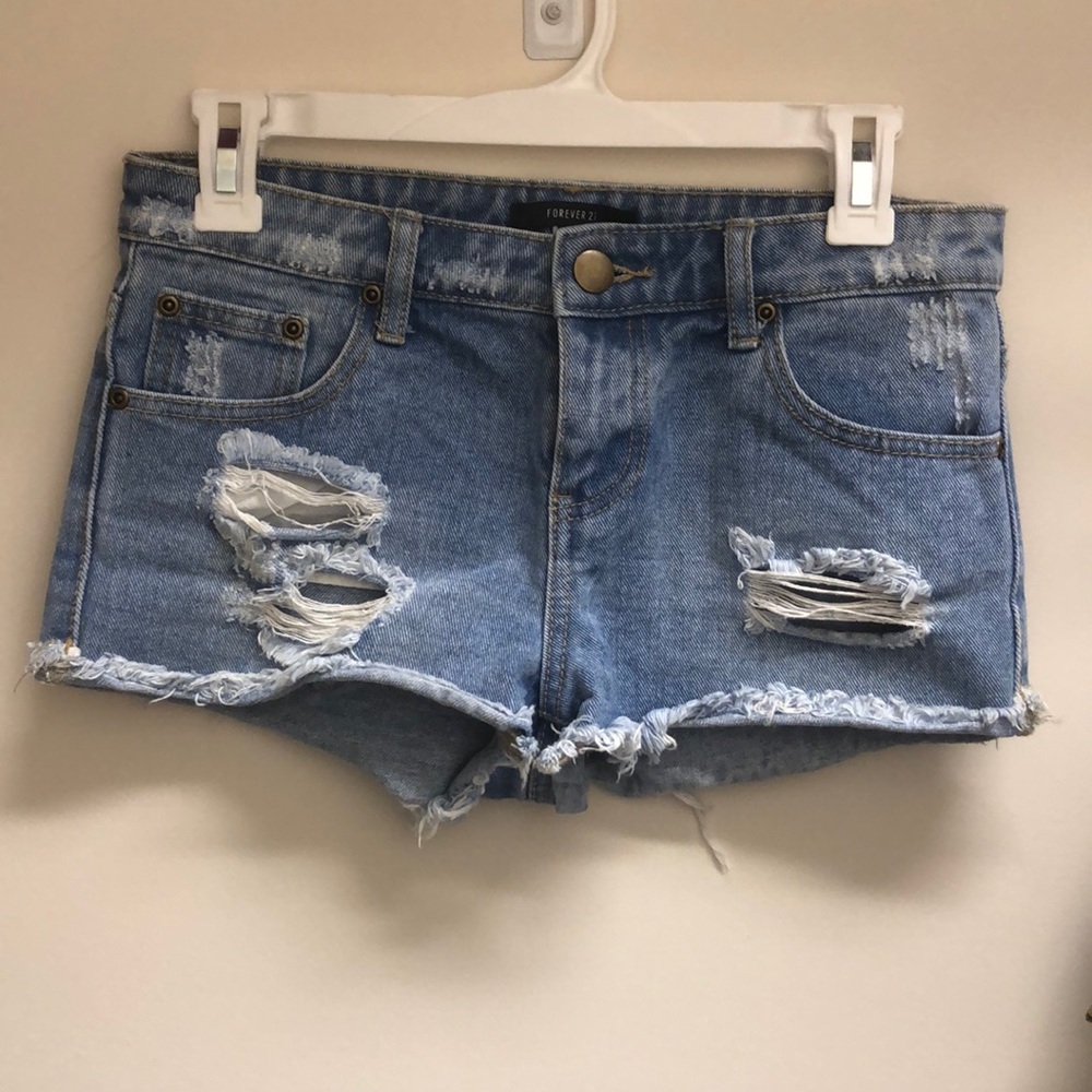 Forever 21 denim shorts